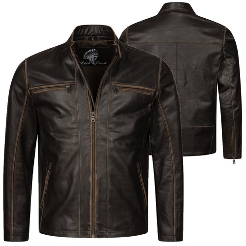 Herren lederjacke echt - herren, leder