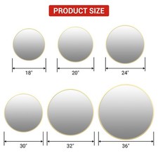 ø50-90cm Runder Spiegel