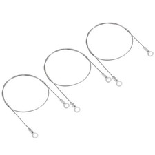 1,5 mm x 50 cm Sicherheitskabel Set 3 Ösen Identifikation 6 mm für Reisen voll