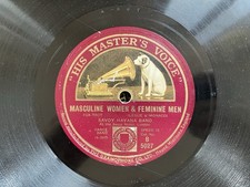 Masculine Women & Feminine Men Savoy Havana Band Gesang Schellackplatte Frivol
