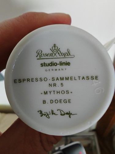 Rosenthal espresso sammeltasse - rosenthal,