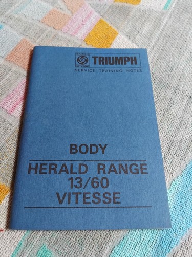 Triumph herald vitesse - herald, body