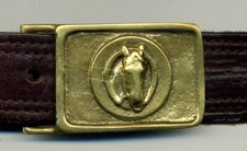 Gürtelschnalle Messing mit