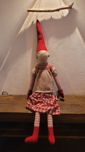 Weihnachtsfrau groß und - (groß,