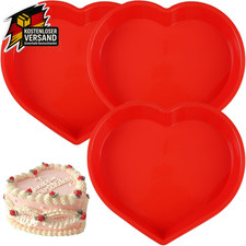 Herzbackform Silikon 8 Zoll