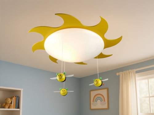 Kinderdeckenlampe sonne - kinderdeckenlampe, &