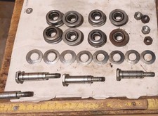 Konvolut Radlager Achsen für Rasenmäher mit 12,4 mm Achse z.B. MTD Gutbrod 