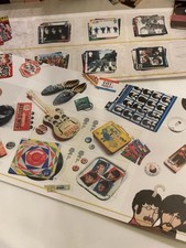 Beatles Gedenkmarken-Set mit 4