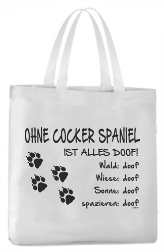 Tragetasche ohne cocker - "ohne,