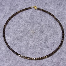 Rauchquarz Halskette, Edelsteinkette (K1851), Edelsteinschmuck