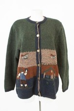 Giesswein Damen Trachtenjacke Janker Wolljacke Gr. DE 42 Reine Wolle Mehrfarbig