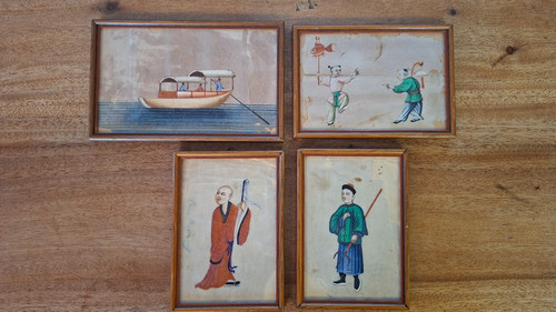Antikes 4er set china export - 4er-set,