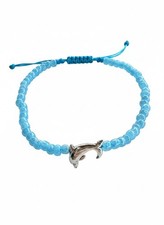 Makramee armband blau mit - armband,