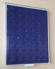 Leuchtturm Münzbox blau 6x8