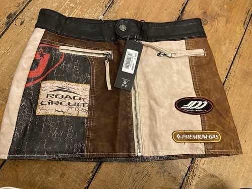 Jaded london moto minirock neu - minirock,