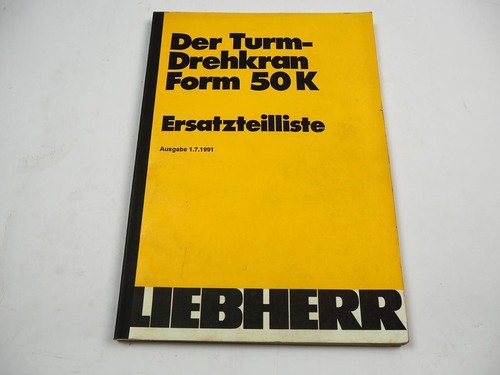 Liebherr form 50k turmdrehkran - form,