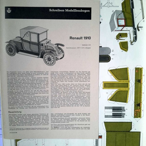 Schreiber bogen renault 1910 - schreiber, 1910"