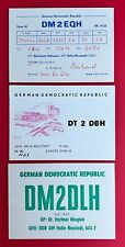 3 x DDR Reklame QSL AK Funk