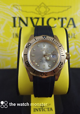 Invicta the golden Pro Diver NEU 40mm Swiss Ronda R-style Band Brandneu OVP