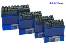 Schlagbuchstaben Satz Einschlagbuchstaben 5-6-8-10mm A bis Z Schlagstempel Stern