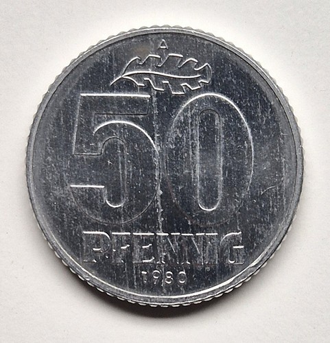 Ddr pfennig 1980 - 50, ~