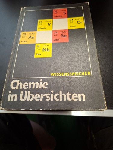 Chemie übersichten ddr - ,