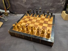 antik holz schachspiel