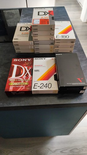 Vhs leerkassetten konvolut - vhs,