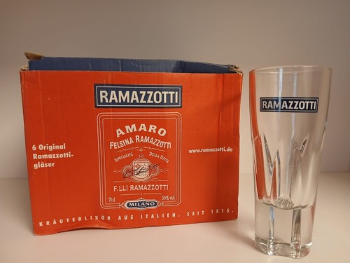 Ramazzotti gläser schnaps - 6,