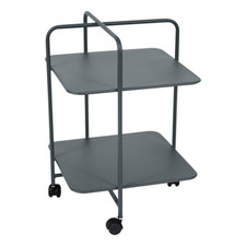 Fermob Beistelltisch Rolltisch Küchenwagen Tisch auf Rollen Alfred gewittergrau