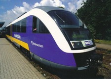 1344-Ansichtskarte Triebwagen DESIRO Quakenbrück Nordwestbahn Wilhelmshaven NWB