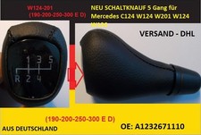 NEU SCHALTKNAUF 5 Gang für Mercedes C124 W124 W201 W124 W126 aus Deutschland