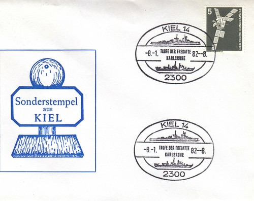 Schiffspost fregatte karlsruhe - schiffspost,