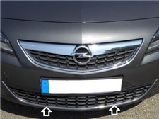 Chrome strut for Opel Astra J
