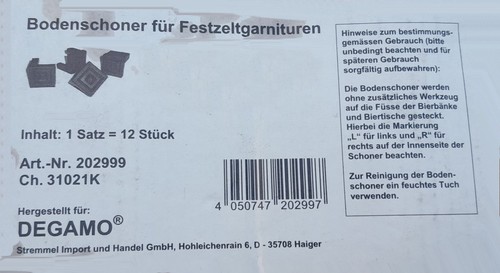 Schoner bierzeltgarnituren 12x - schoner,
