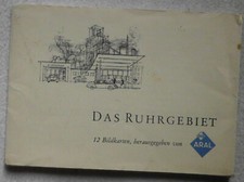 Das Ruhrgebiet, 12 Bildkarten, herausgegeben von ARAL. 