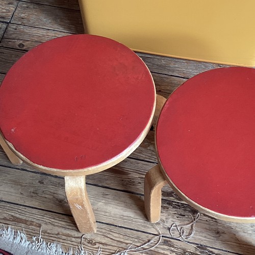 2er set aalto artek hocker - artek,