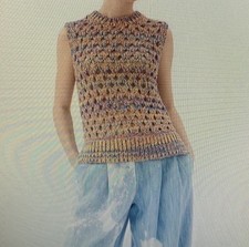 ODEEH Pullunder Luxus Strick Aktuell Gr. L Bio Baumwolle Neupreis  495,- € Neu !