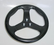 300mm Speed Kartlenkrad / Sportlenkrad + Adapter für Bierkiste Rasenmähertraktor