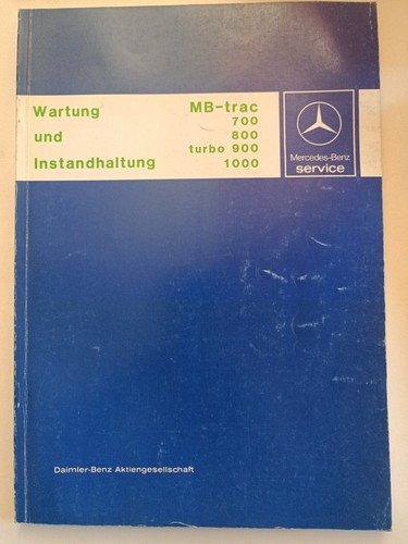 Trac traktor wartung - mb,