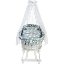 Alvi Komplettstubenwagen Baby Kleinkind Birthe Weiß Zootiere - Sehr Gut 