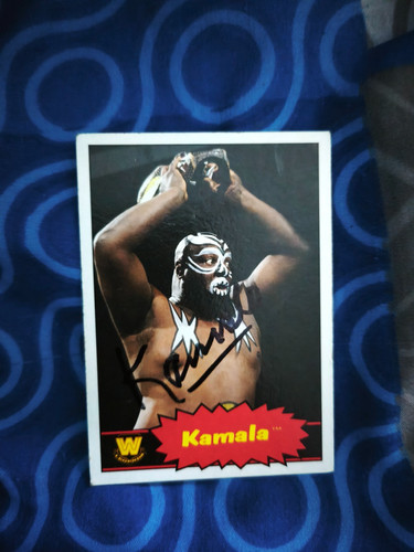 Signierte sammelkarte kamala - signierte,