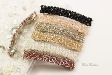 Haarspange Haarklammer Barrette Perlen Haarschmuck A505