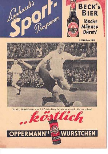 Fussball programmheft 62 - fussball-programmheft, 61/62