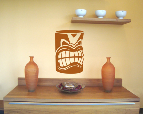 Samunshi wandtattoo tiki maori - wandtattoo,