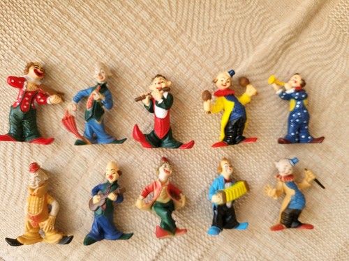 Vintage miniatur clown - 10,
