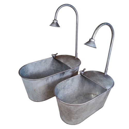 Zinkwanne set 2tlg badewanne - zinkwanne,