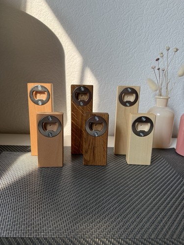 Flaschenöffner aus holz - flaschenöffner,