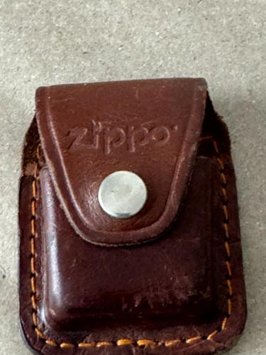Zippo feuerzeug leder braun - ,