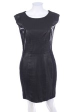 H&M Kleid Etuikleid Kunstleder